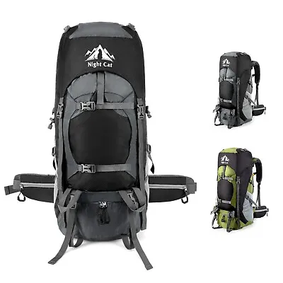 70L Military Tactical Backpack Rucksack Outdoor Travel Camping Hiking Trekk Bag • $79.98