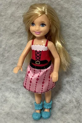 Barbie Chelsea Doll 2014 Mattel Mini 5” With Colorful Outfit. • $7