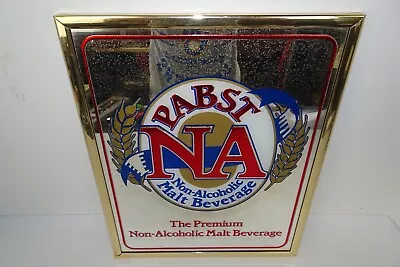 Pabst Beer Sign Mirror Blue Ribbon N/A Bar Vintage Brewery Mirrors Signs 13x10  • $35.99