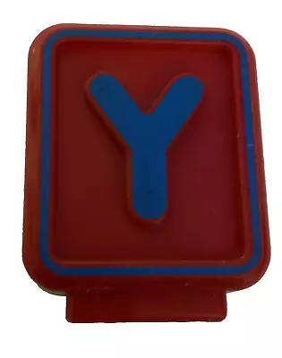 Vtech Alphabet Blocks Sit Stand Train Replacement Block Red Side Y Green Side L • $3.98