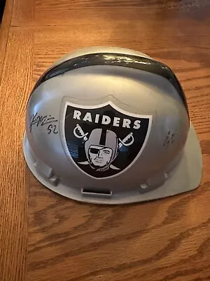 Raiders NFL Hard Hat Construction Helmet Las Vegas LA Oakland 1997 • $29.99