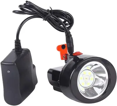 Rechargeable Cap Mining Lamp 1+6 LED Light Source Coal Miner Light For Hard Hat  • $80.35