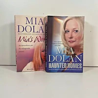 Mia Dolan Haunted Homes & Mia's World  Paperback Bundle Female Psychic • £5.50