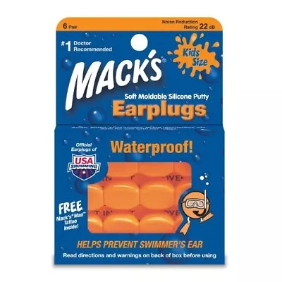 Mack's 10 Pillow Soft Ear Plugs - Kid Size • $7.50