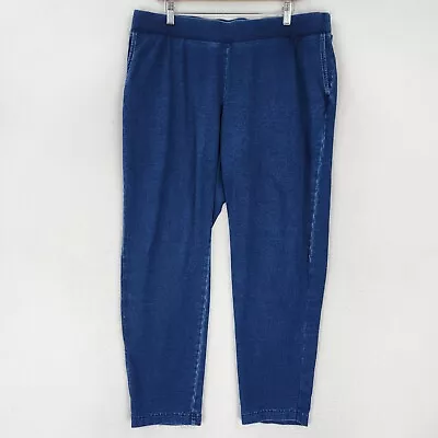 J Jill Pants Womens Extra Large Petites Blue Pure Jill Indigo Slim Leg Pull On • $29.92