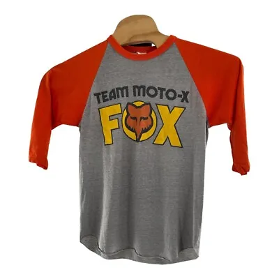 RARE 1979 Vintage Team Moto-X Fox Shirt Size Large • $250