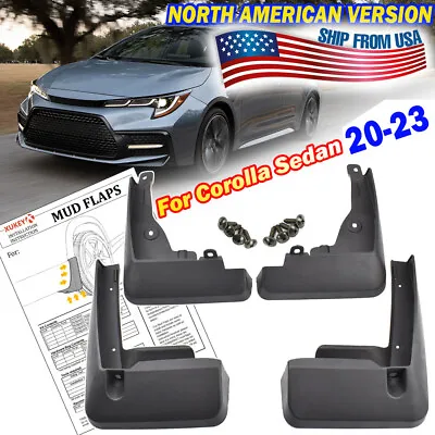 Fronr Rear Mud Flaps Splash Guards Mudguard For Toyota Corolla E210 2020- 2023 • $18.99