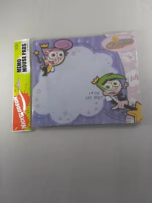 Nickelodeon Fairly Odd Parents Memo Mouse Pad New Sealed • $9.99