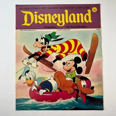 Vintage DISNEYLAND Magazine/comic No 74 -  Rare 1970s DisneyMania Item • $12