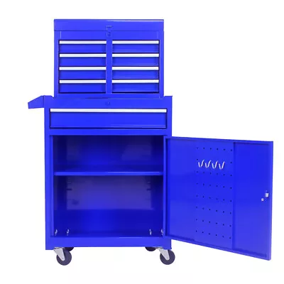 Detachable 5 Drawers Rolling Tool Box Chest Cart Tool W/Storage Cabinet & Wheels • $162.45