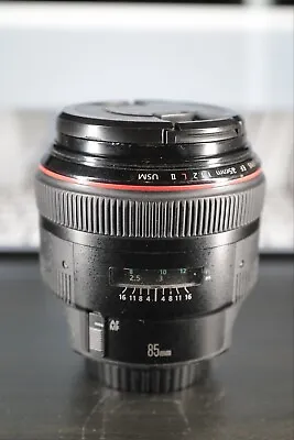 Canon EF 85mm II F1.2 L USM Autofocus Prime Lens With Front & Rear Lens Cap • £650