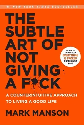 $19.27 • Buy The Subtle Art Of Not Giving A F*ck By Mark Manson Book [Paperback] AS NEW