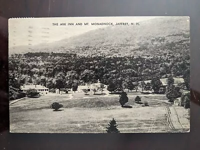 The Ark Inn & Mt Monadnock Jaffrey NH - 1937 Rough Edges • $5