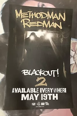 RARE ORIGINAL METHOD MAN REDMAN PROMO POSTER 11x17 • $55