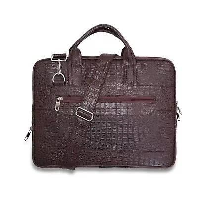 KENNERY PURSEIFY Croco Structure Laptop Bag / Office Bag / Handbag • $49