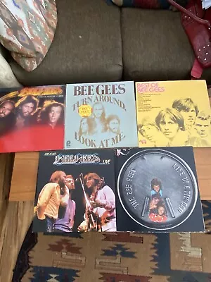 BEE GEES 5 LPs: Live Best Of Life In A Can +2 More XLNT Vinyl! • $45