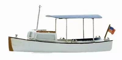 HO Scale DayCruiser Model Boat Kit With Pre Assembled Hull 1/87 Scale • $22.99
