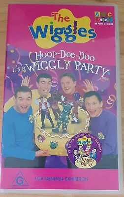 The Wiggles - Hoop Dee Doo It's A Wiggly Party  - 2001 New VHS • $120