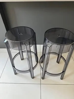Kartell KItchen Bar Stools ( Pair ) By Philippe Starck. • £175