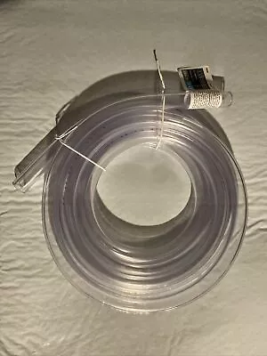 Everbilt 10 Ft Clear Vinyl Tubing 55 Psi 3/4” OD 1/2” ID • $10.99