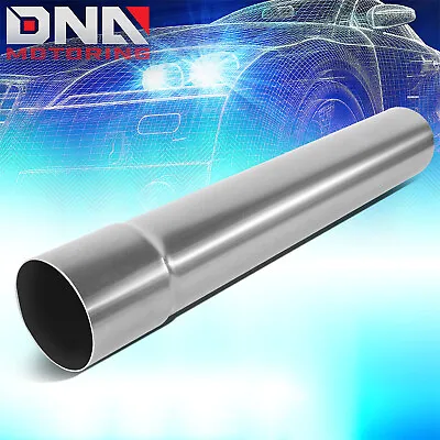 2-1/2  OD DIY Custom 18  Long Slip-fit Straight Pipe Exhaust Tubing Mild Steel • $22.68