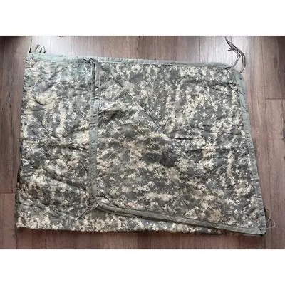 $19.95 • Buy Digital Camo Military Poncho Liner Blanket Woobie Wet Weather CLEAN