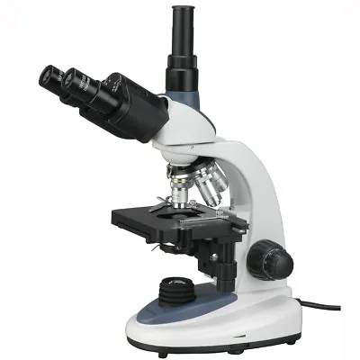 AmScope T380C 40X-2500X 1W LED Trinocular Compound Microscope • $337.99