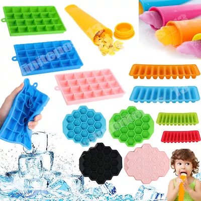 Ice Cube Tray Summer Silicone Freezer Chocolate Jelly Mould Honeycomb Shape • £3.32