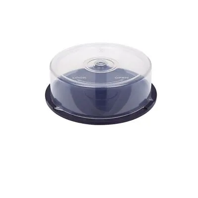 6 (Six) 25 Disc Capacity Cake Box For CD DVD Storage Case Spindle • $14.95