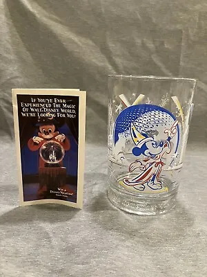 Walt Disney World Remember The Magic 25th Anniversary McDonalds Mickey Glass Cup • $10