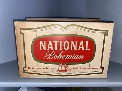 Vtg 1950’s National Bohemian Beer 6-Pack Mr Natty Boh  Fort McHenry Baltimore MD • $124.99