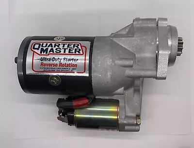 Quarter Master 114267B Starter Ultra-Duty Gear Reduction Reverse Mount Rotation • $299.50