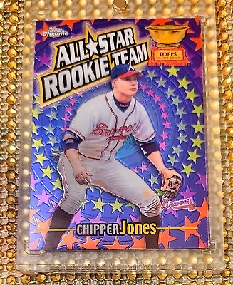 2000 Topps Chrome ALL-STAR ROOKIE TEAM Chipper Jones #3 Braves MINT  • $6