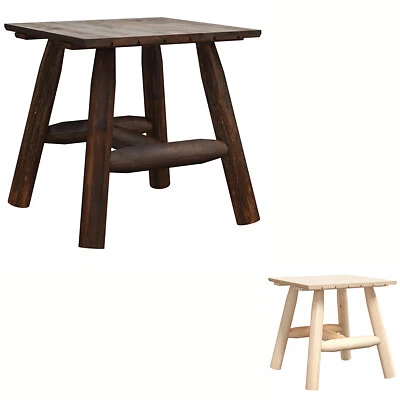 $92.99 • Buy Outdoor Furniture Lounge Setting Side Coffee Table Solid Wood Spruce VidaXL