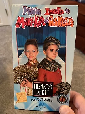 You're Invited To Mary Kate & Ashley's Fashion Party VHS Tape VCR Full House • $4.79