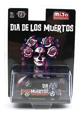 2023 M2 MACHINES 1:64 MiJo *DIA DE LOS MUERTOS* 1971 Chevrolet G10 VAN *NIP* • $14.99