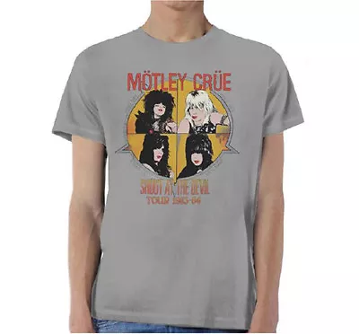 Motley Crue -  Shout At The Devil  - T-shirt - Official-  Medium - Vintage Style • $32.86