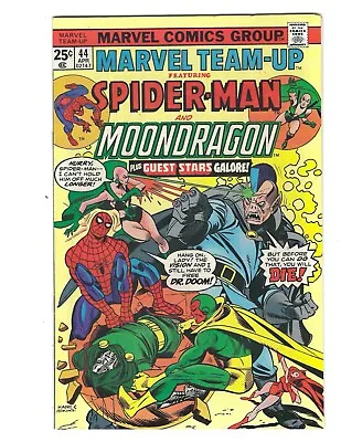 Marvel Team-Up #44 1976 NM-  Beauty! Spider-Man And Moondragon  Combine Ship • $16.99