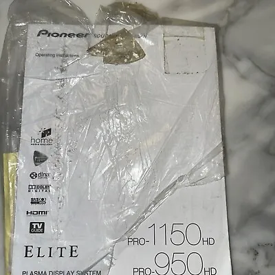 Pioneer Elite Pro-1150hd Pro-950hd Plasma Display Owners Manual Oem • $6.50