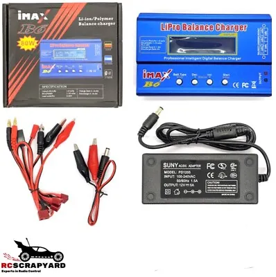 RC Battery Charger IMAX B6 Lipo NiMH Intelligent Charger WITH UK Power Supply • £32.99