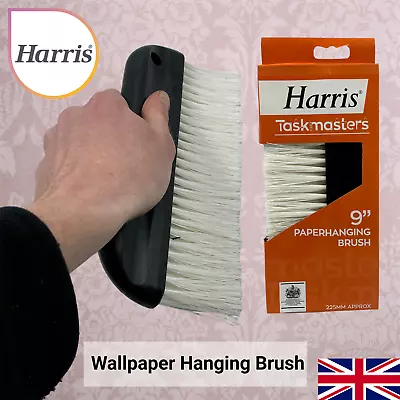 Harris Wallpaper Hanging Brush Wall Paste Smooth DIY Decorating Smoother Tool • £3.99