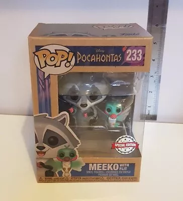 £17.99 • Buy Disney Pocahontas Meeko & Flit Special Edition Earth Day Pop Vinyl #233 (Funko)