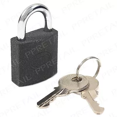 25mm Locker/Luggage Iron Key Padlock MINI/SMALL Secure Travel Lock Laptop Bag • £4.59