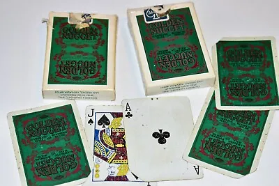 Vintage GOLDEN NUGGET Las Vegas Playing Cards 2 Green Decks - Used • $29.99