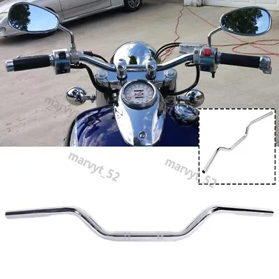 Chrome 1'' Drag Bars Handlebars For Suzuki Boulevard M109R C50T C90T M50 M90 S40 • $64.75