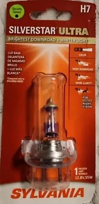 Sylvania Silverstar ULTRA H7 Replacement Headlight High Performance Bulbs 2 Pack • $26.36