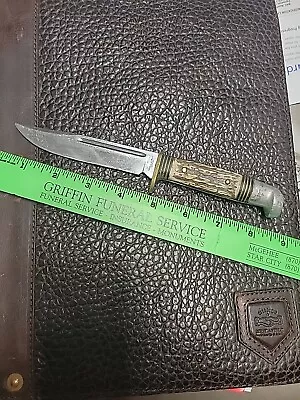 Western Stainless Steel Usa S-h48a Fixed Blade Knife Nice Knife • $75