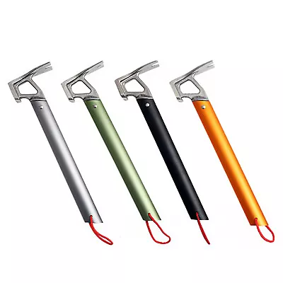 Tent Stake Hammer Aluminum Alloy Camping Hammer Outdoor Camp Nail Puller • $18.99