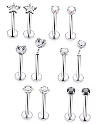  20G 18G 16G Threadless Push In Medusa Piercing Jewelry Tragus 18g12pcs • $36.69