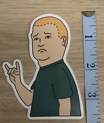 $3.48 • Buy Bobby Hill Decal Funny King Of The Hill Meme W Sticker Rock On 🤘water Resistant